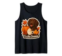 Tis The Season Boykin Spaniel Dog Otoño-Otoño Pumpkin Spice Camiseta sin Mangas