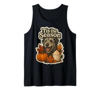 Tis The Season - Calabaza de Perro Lobo irlandés para otoño Camiseta sin Mangas