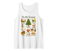 Tis The Season - Camiseta Actividades Navideñas Tradiciones Camiseta sin Mangas