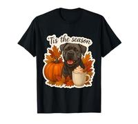 Tis The Season Cane Corso para Perro, otoño, otoño, Calabaza y Especias Camiseta