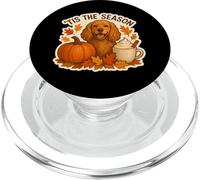 Tis The Season Cocker Spaniel Dog Otoño-Otoño Pumpkin Spice PopSockets PopGrip para MagSafe