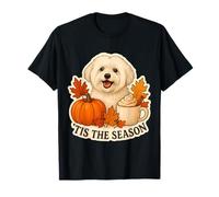 Tis The Season Coton de Tulear Dog Otoño Calabaza Spice Camiseta