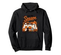 Tis The Season Cute Halloween Ghosts Pumpkin Fall Fun Sudadera con Capucha