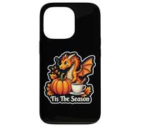 Tis The Season Dragon Fall Autumn Pumpkin Spice Vintage Carcasa para iPhone 13 Pro