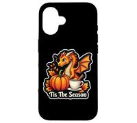 Tis The Season Dragon Fall Autumn Pumpkin Spice Vintage Carcasa para iPhone 16