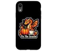 Tis The Season Dragon Fall Autumn Pumpkin Spice Vintage Carcasa para iPhone XR