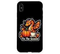 Tis The Season Dragon Fall Autumn Pumpkin Spice Vintage Carcasa para iPhone XS MAX