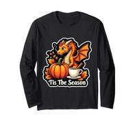 Tis The Season Dragon Fall Autumn Pumpkin Spice Vintage Manga Larga