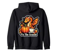 Tis The Season Dragon Fall Autumn Pumpkin Spice Vintage Sudadera con Capucha