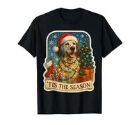 Tis The Season English Setter Dog, Feliz Navidad, mamá y papá Camiseta