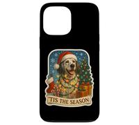 Tis The Season English Setter Dog, Feliz Navidad, mamá y papá Carcasa para iPhone 13 Pro MAX