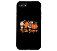 Tis The Season Fall Pumpkin Thanksgiving Autumn Halloween Carcasa para iPhone SE (2020) / 7 / 8