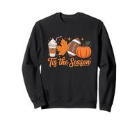 Tis The Season Fall Pumpkin Thanksgiving Autumn Halloween Sudadera