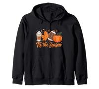 Tis The Season Fall Pumpkin Thanksgiving Autumn Halloween Sudadera con Capucha