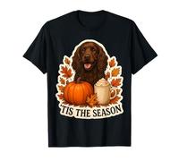 Tis The Season Field Spaniel Dog Otoño-Otoño Pumpkin Spice Camiseta
