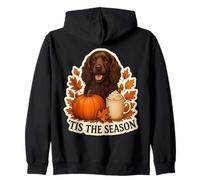 Tis The Season Field Spaniel Dog Otoño-Otoño Pumpkin Spice Sudadera con Capucha