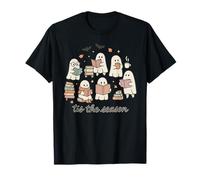 Tis The Season Ghost Readers Cute Halloween Bookish Camiseta