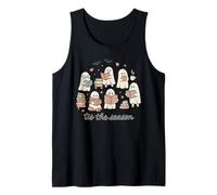 Tis The Season Ghost Readers Cute Halloween Bookish Camiseta sin Mangas