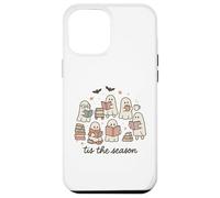 Tis The Season Ghost Readers Cute Halloween Bookish Carcasa para iPhone 12 Pro MAX