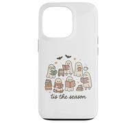 Tis The Season Ghost Readers Cute Halloween Bookish Carcasa para iPhone 13 Pro