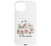Tis The Season Ghost Readers Cute Halloween Bookish Carcasa para iPhone 15 Plus