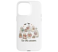 Tis The Season Ghost Readers Cute Halloween Bookish Carcasa para iPhone 15 Pro MAX