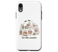 Tis The Season Ghost Readers Cute Halloween Bookish Carcasa para iPhone XR