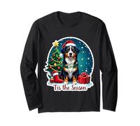 Tis The Season Gran Perro de montaña Suizo Feliz Navidad Navidad Manga Larga