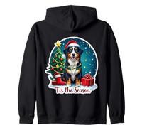 Tis The Season Gran Perro de montaña Suizo Feliz Navidad Navidad Sudadera con Capucha