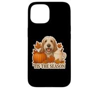 Tis The Season Grand Basset Griffon Vendeen Perro Otoño Otoño Carcasa para iPhone 15