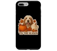 Tis The Season Grand Basset Griffon Vendeen Perro Otoño Otoño Carcasa para iPhone 7 Plus/8 Plus