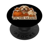 Tis The Season Grand Basset Griffon Vendeen Perro Otoño Otoño PopSockets PopGrip Adhesivo