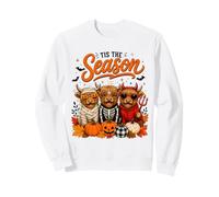 Tis The Season Halloween Highland Cow Pumpkin Costume Sudadera