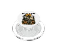 Tis The Season Halloween Skeleton Ghost Vibes Men Women PopSockets PopGrip para MagSafe