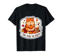 Tis The Season Hámster Otoño Otoño Calabaza Especias Hojas Camiseta