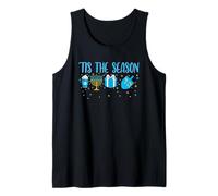 Tis The Season Hanukkah Alegre Festive Vibes Camiseta sin Mangas