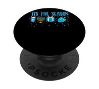 Tis The Season Hanukkah Alegre Festive Vibes PopSockets PopGrip Adhesivo
