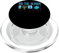Tis The Season Hanukkah Alegre Festive Vibes PopSockets PopGrip para MagSafe