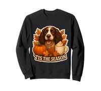 Tis The Season Inglés Springer Spaniel Perro Otoño Otoño Lindo Sudadera