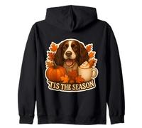 Tis The Season Inglés Springer Spaniel Perro Otoño Otoño Lindo Sudadera con Capucha