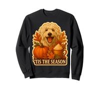 Tis The Season Komondor Dog Vintage Pumpkin Vintage Tis The Season Sudadera