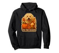 Tis The Season Komondor Dog Vintage Pumpkin Vintage Tis The Season Sudadera con Capucha