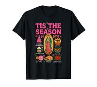 Tis The Season Mexicano Navidad Navidad Alimentos Pan Dulce Tamale Camiseta