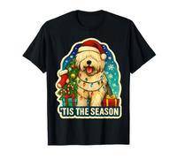 Tis The Season Old English Sheepdog Dog Feliz Navidad Navidad Camiseta