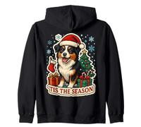 Tis The Season - Pastor Americano en Miniatura, diversión navideña Sudadera con Capucha
