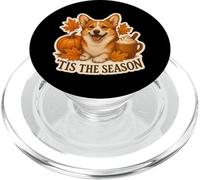 Tis The Season Pembroke Welsh Corgi Dog Otoño-Otoño Calabaza PopSockets PopGrip para MagSafe