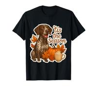 Tis The Season, Perro Puntero alemán de Pelo Corto, café de otoño Camiseta
