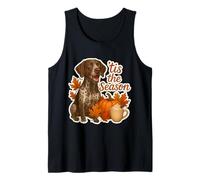 Tis The Season, Perro Puntero alemán de Pelo Corto, café de otoño Camiseta sin Mangas