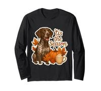 Tis The Season, Perro Puntero alemán de Pelo Corto, café de otoño Manga Larga