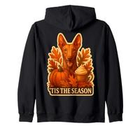 Tis The Season Pharaoh Hound Dog Otoño Otoño Calabaza Vintage Sudadera con Capucha
